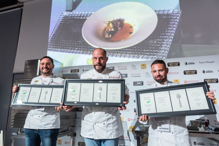 Gli chef Campitelli, Recanati e Pompetti premiati con la targa di Identità Milano 2021
