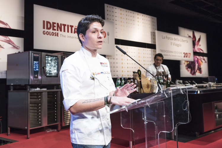 Palmiro Ocampo, 30, chef at 1087 Bistro in Lima, 