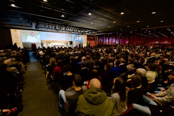A panoramic view of the Auditorium hall during a l