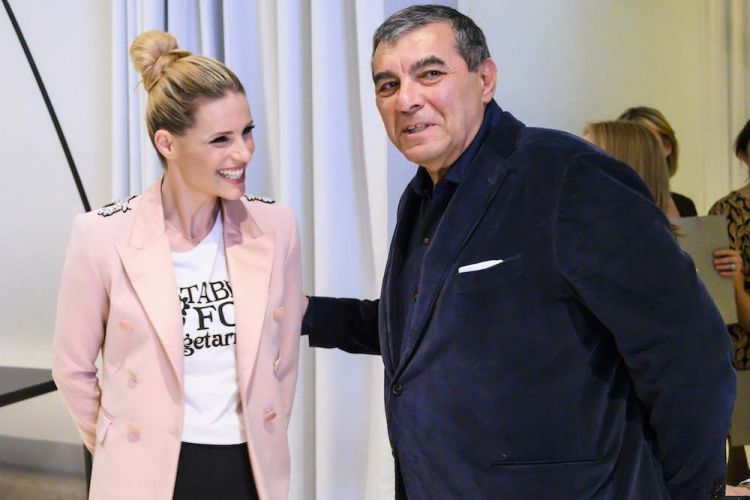 Michelle Hunziker con Claudio Ceroni