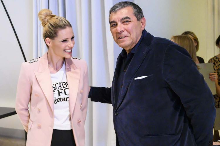 Michelle Hunziker con Claudio Ceroni
