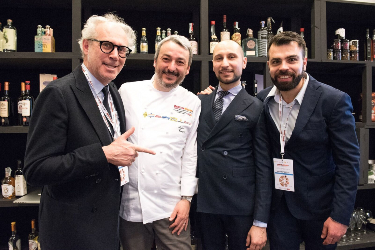 La Toscana e i suoi sapori: un'esperienza contemporanea con Francesco Cione, Roberto Prato (non nella foto) e Andrea Campani, promossa da P&B Line e Spirits of Independence