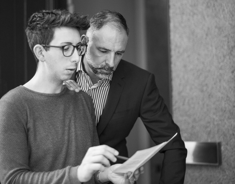 Davide Bresciani, responsabile di sala, e Filippo Di Bartola (foto Andrea Moretti)