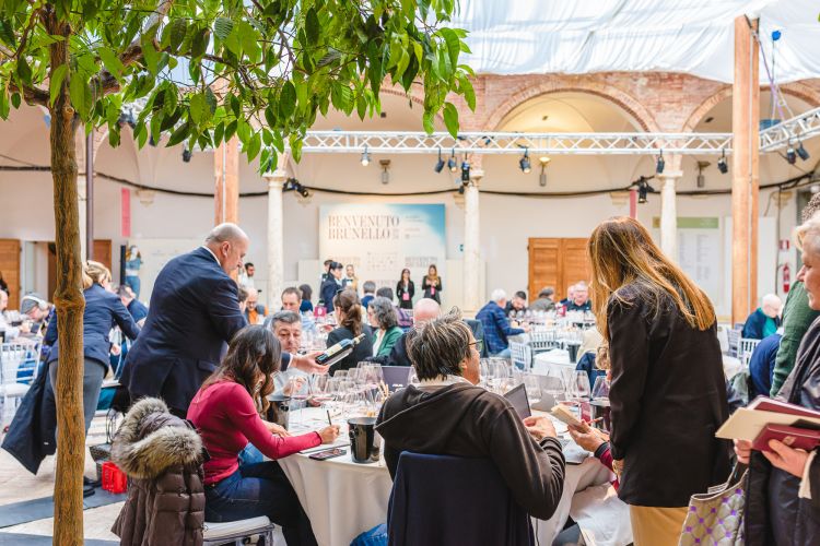 Le degustazioni durante il Benvenuto Brunello
