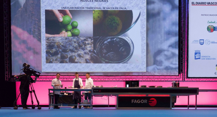 Xatruch and Castro on the stage of Gastronomika 2017
