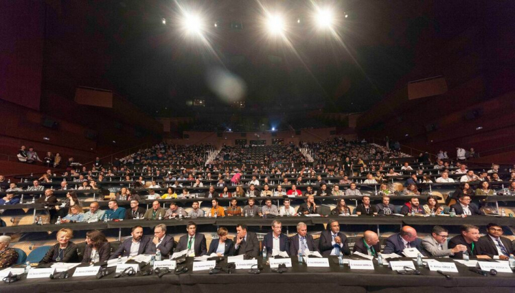 La platea del congresso
