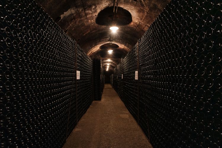La cantina di affinamento
