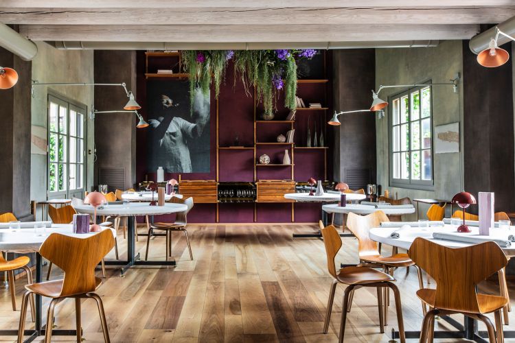 Uno scorcio della sala ristorante