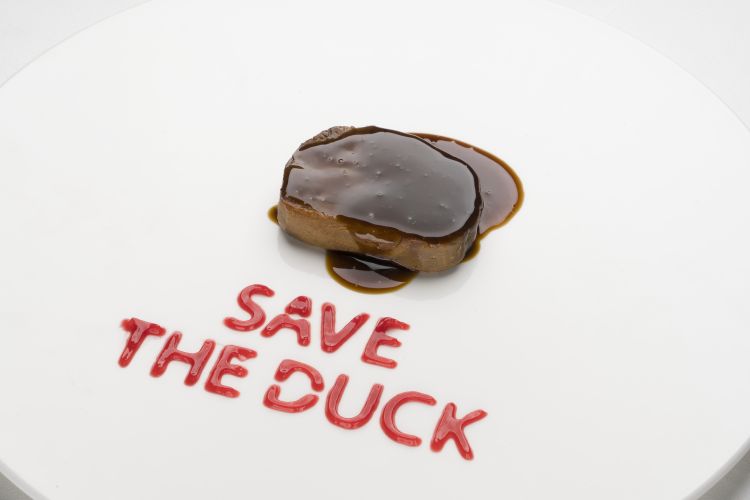 Save the duck, ovvero finto foie gras di sedano ra