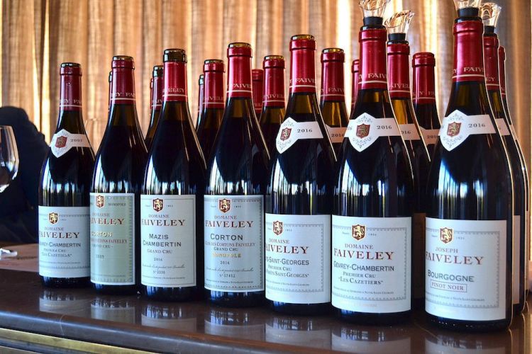 Some famous labels from Domaine Faiveley
