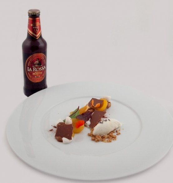 As a match and as an ingredient, Birra Moretti La Rossa