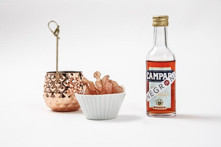 Chips Bitter Campari di Peter Brunel
