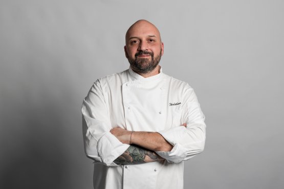 Christian Balzo, chef del Piano 35, con la supervisione di Marco Sacco
