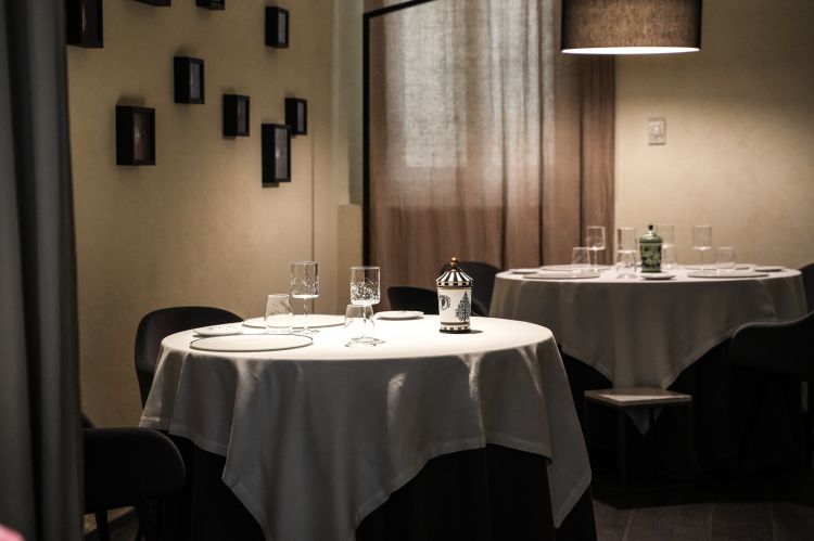 La sala del ristorante (foto: archivio Erba del Re)