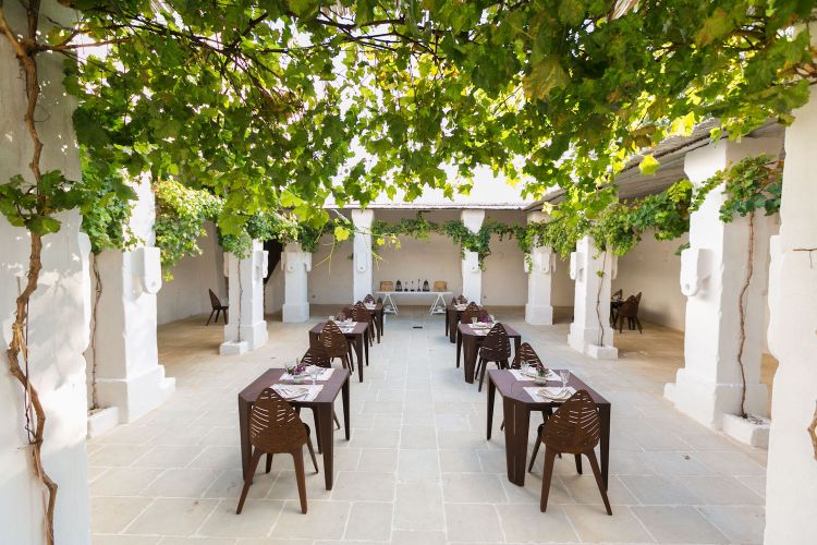 Il ristorante Le Carrube