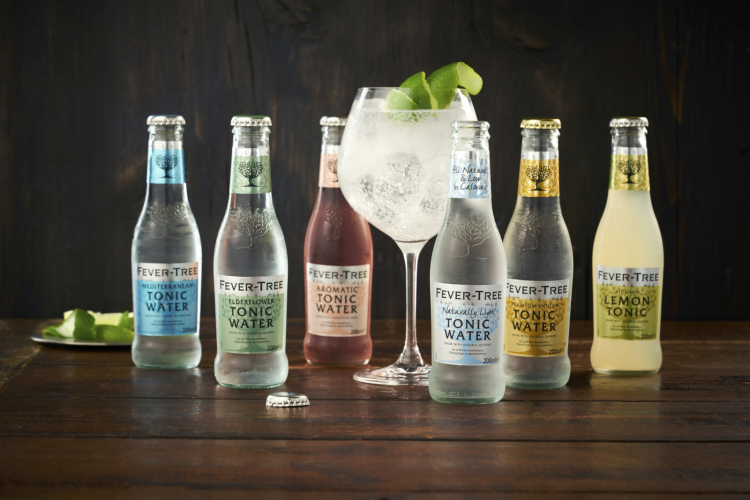 La gamma di Fever Tree, mixer distribuite in Itali