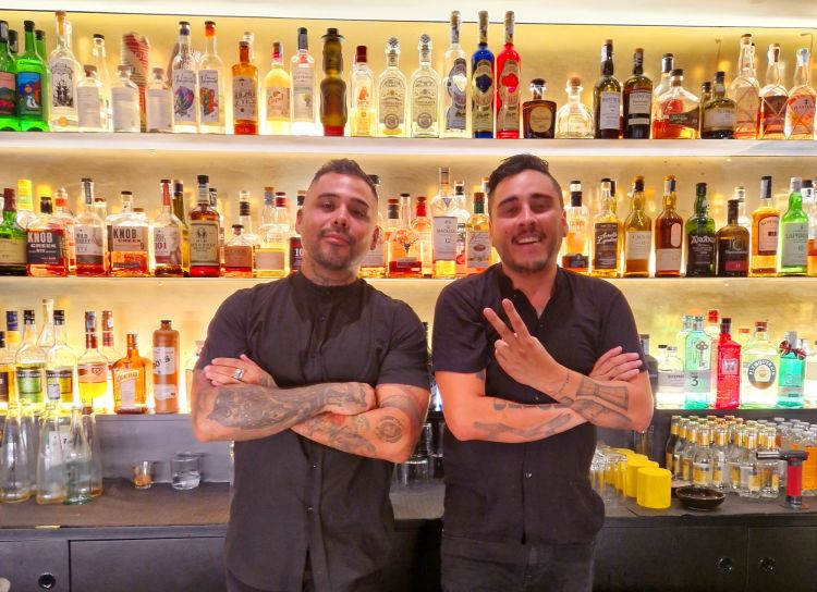 Jose Luis Hinostroza and Peter Sanchez, chef and