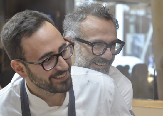 Davide Di Fabio e Massimo Bottura, immortalati da 