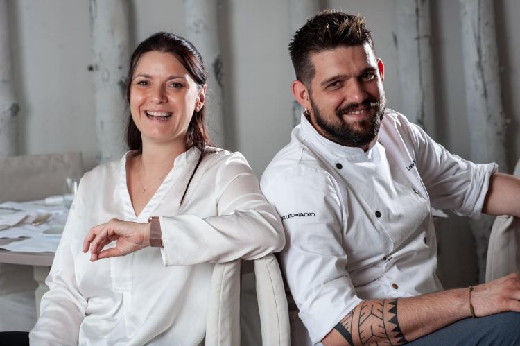 Elena Angeletti e Lorenzo Cantoni, patron e chef d