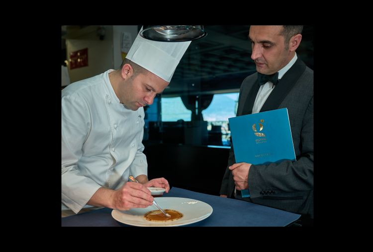 Chef Domenico Candela e maitre Enrico Moschella, 