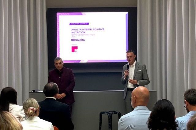 Claudio Ceroni (ceo e founder di MAGENTABureau) e Alessandro Giudici, direttore Culinary Emea per Avolta
