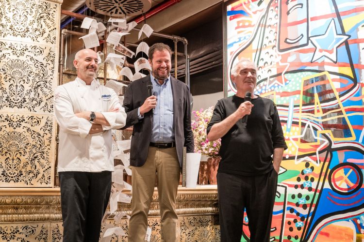 Federico Zanasi, Marco Bolasco e Ferran Adrià all