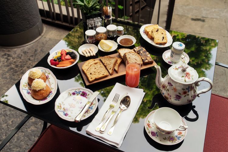 La colazione di Niko Romito all'hotel Bulgar