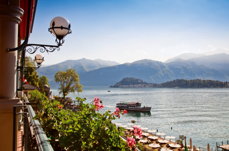Il lago di Como dal Grand Hotel Tremezzo
