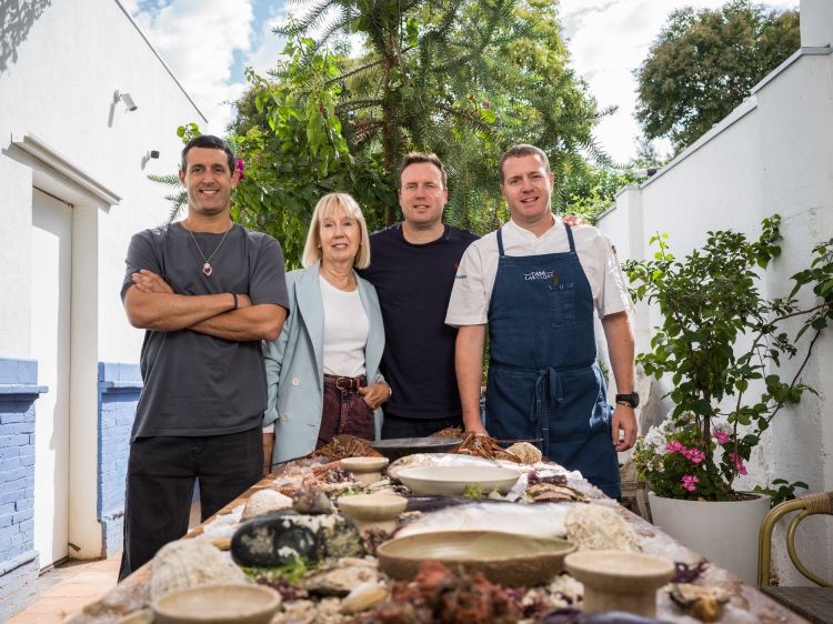 La famiglia Raide, proprietaria del ristorante Ca