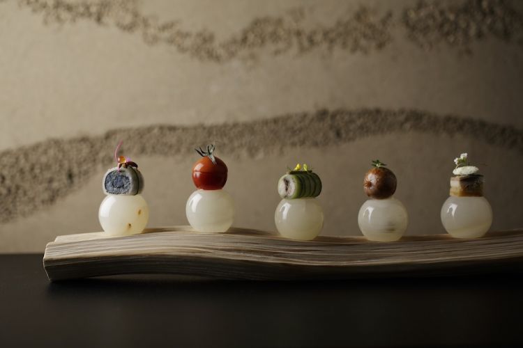 Cinque delizie giapponesi dello chef Noriyuki Ham