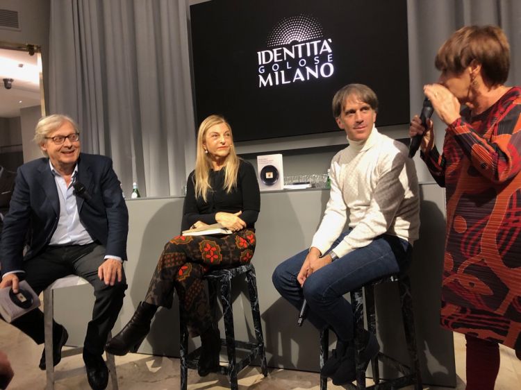 Vittorio Sgarbi, Maria Luisa Agnese, Davide Oldani