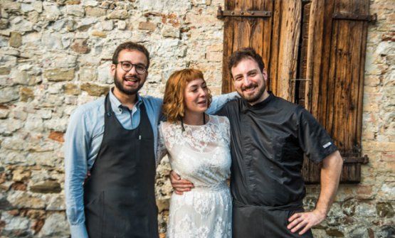 Marco Chiarotto, Chiara Nemaz (detta Kiara) e Stefano Arban