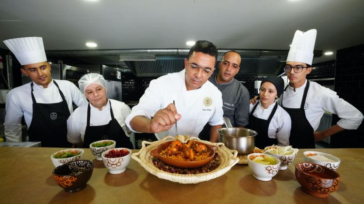 Issan Rhachi, chef del ristorante Le Douar di Marr