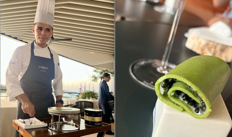 La rilettura della palačinka istriana servita al