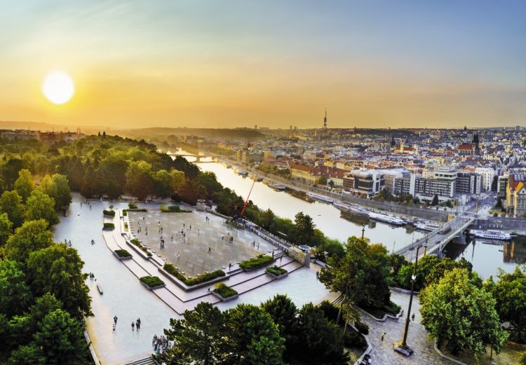Un affascinante panorama di Praga, città da scopr