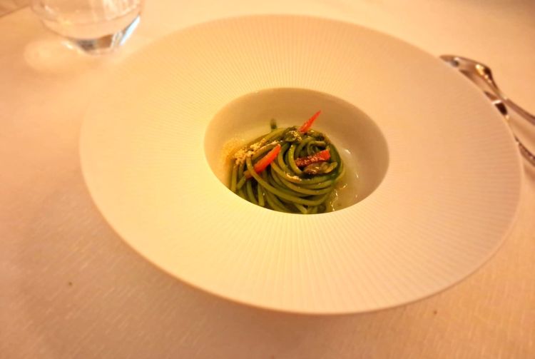 Spaghetti al plancton marino