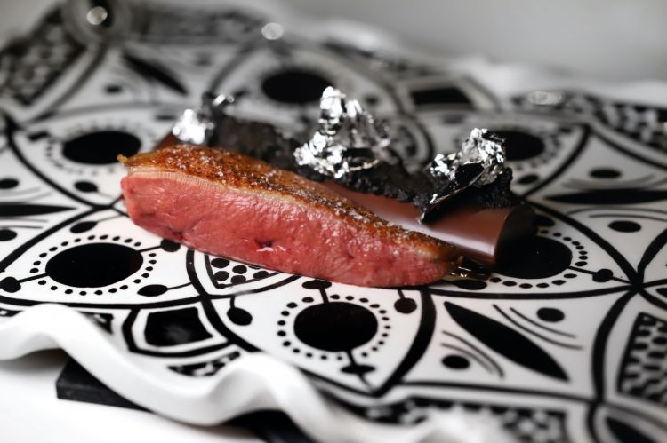 Roasted pigeon, 70% cocoa and recado. A fabulous intuition spurred from Mexican mole