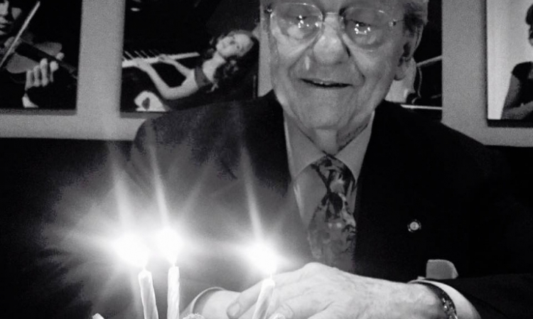 Marchesi ritratto in occasione del suo 86° compleanno, nel 2016
