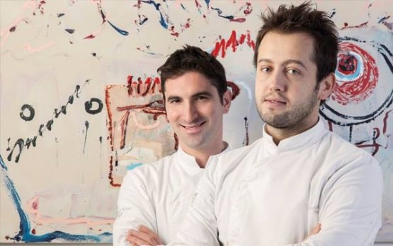 I due chef del Luogo di Aimo e Nadia: Fabio Pisani, a sinistra, e Alessandro Negrini
