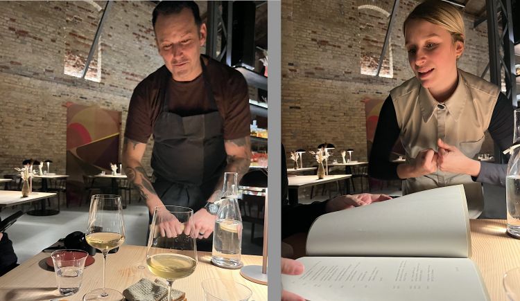 Esse&nbsp;a Copenhagen: Matt Orlando (chef e patron) ed Eva Baumgartner (sommelier altoatesina)
