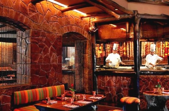 La sala del ristorante Bukhara, t. +91.(0)11.30101