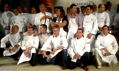 Foto di gruppo all'Academia Barilla di Parma per 2