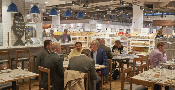 Il ristorante Pesce di Eataly Boston, indirizzo Prudential Center, 800 Boylston street