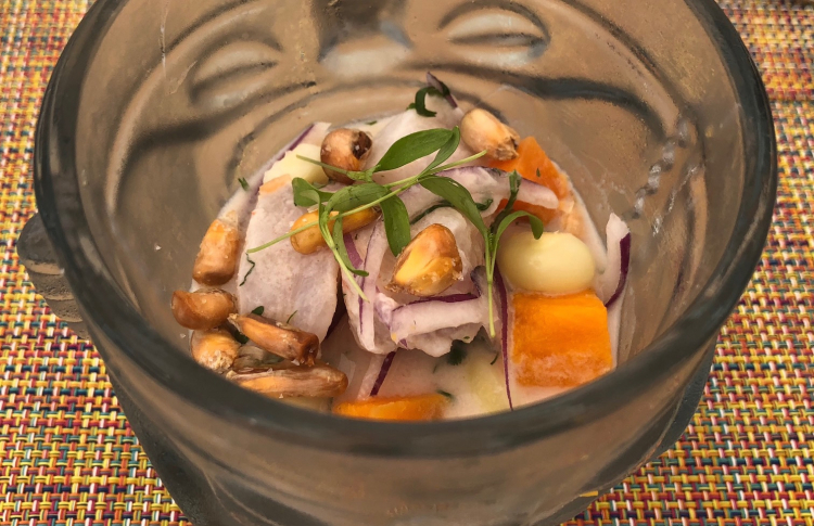 Il ceviche di Diego Oka, talento peruviano in sell