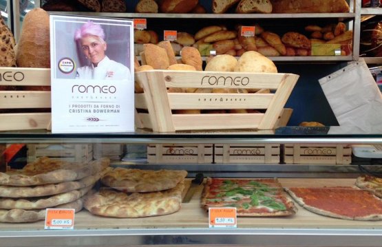 Il banco del Romeo al Mercato Testaccio di Roma. 