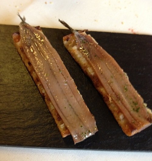 Extebarri's anchovies