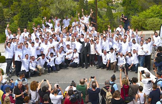 Foto di gruppo degli chef