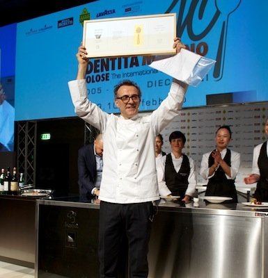 Massimo Bottura and "his" girls