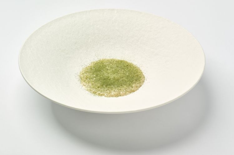 Risotto Napoletano: alici, alghe e bergamotto
