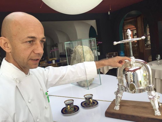 The chef and his beautiful press, a return to the splendour of Marchesi
